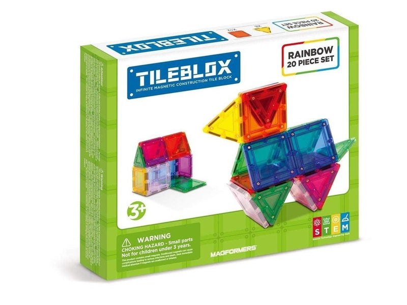 Tileblox Rainbow 20 pcs set