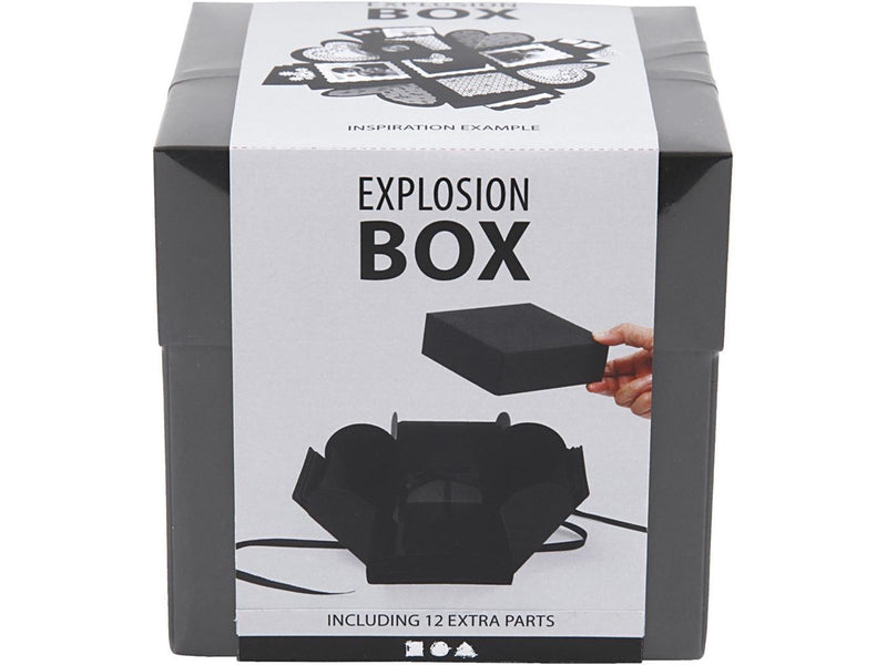 Creativ Company Explosion box - Black (25378)