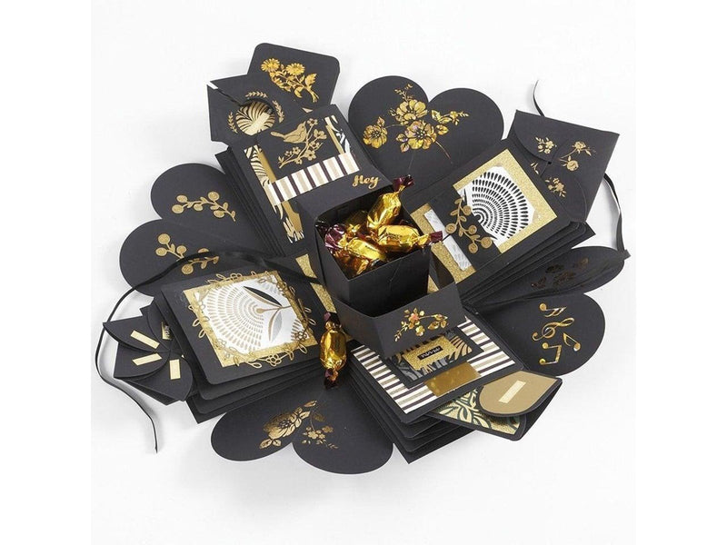 Creativ Company Explosion box - Black (25378)