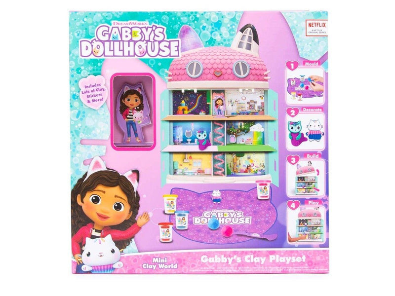 Gabby's Dollhouse DIY Ton Katzen Puppenhaus Set