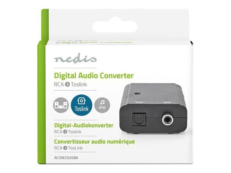 Nedis ACON2505BK - coaxial/optical digital audio converter