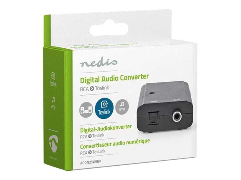 Nedis ACON2505BK - coaxial/optical digital audio converter