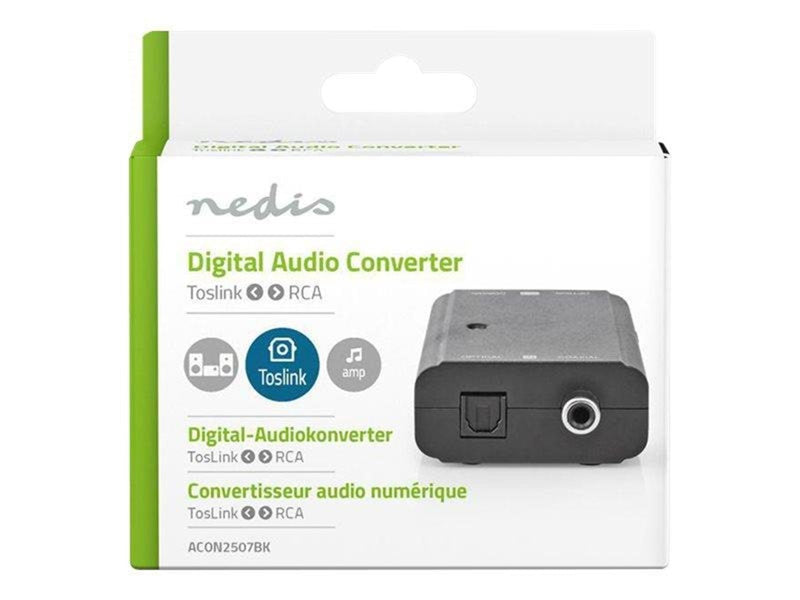 Nedis ACON2507BK - 2-way digital audio converter