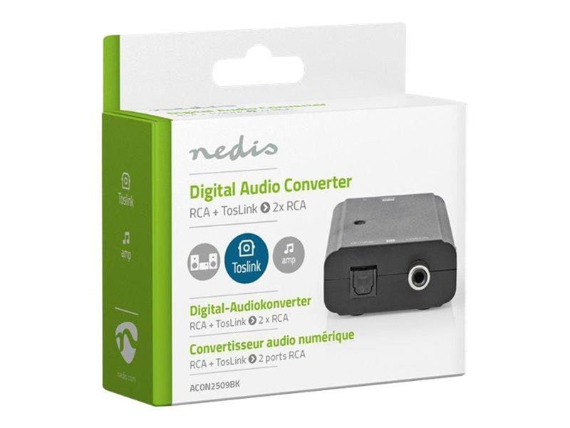 Nedis ACON2509BK - digital to analogue audio converter