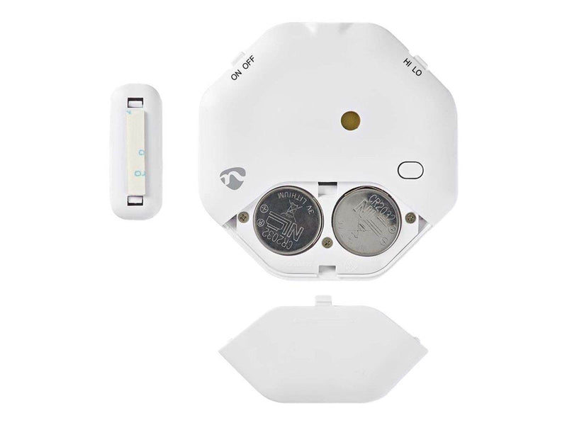 Nedis Door / window alarm with magnetic sensor - door and window sensor - white