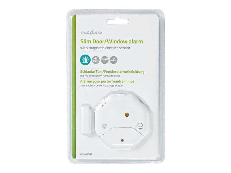 Nedis Door / window alarm with magnetic sensor - door and window sensor - white