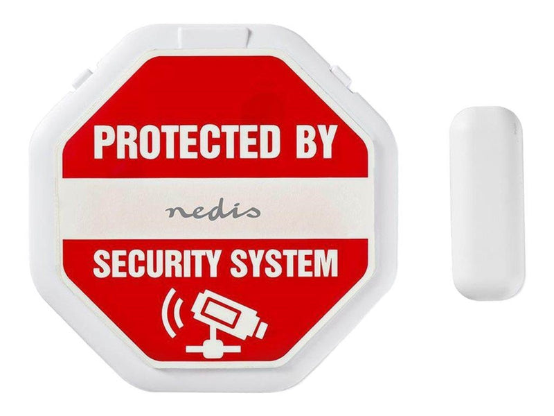Nedis Door / window alarm with magnetic sensor - door and window sensor - white