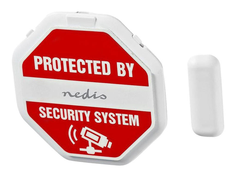 Nedis Doorstep Window Alarm - glass break sensor - white