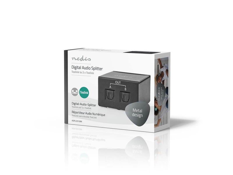 Nedis ASPL2512BK audio splitter