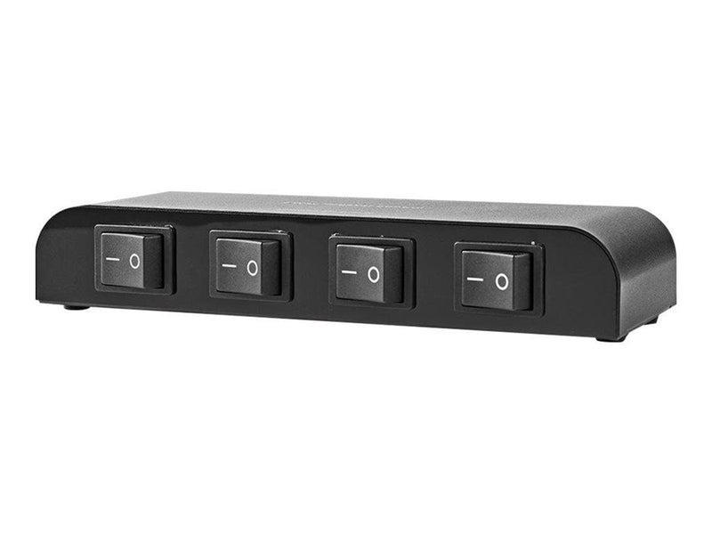 Nedis ASWI2614BK - audio switch - 4 ports
