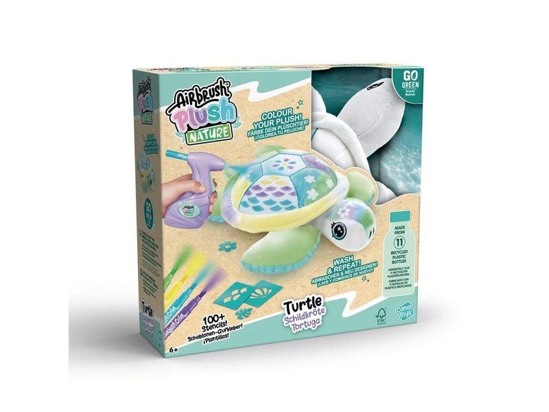 Airbrush Plush Turtle