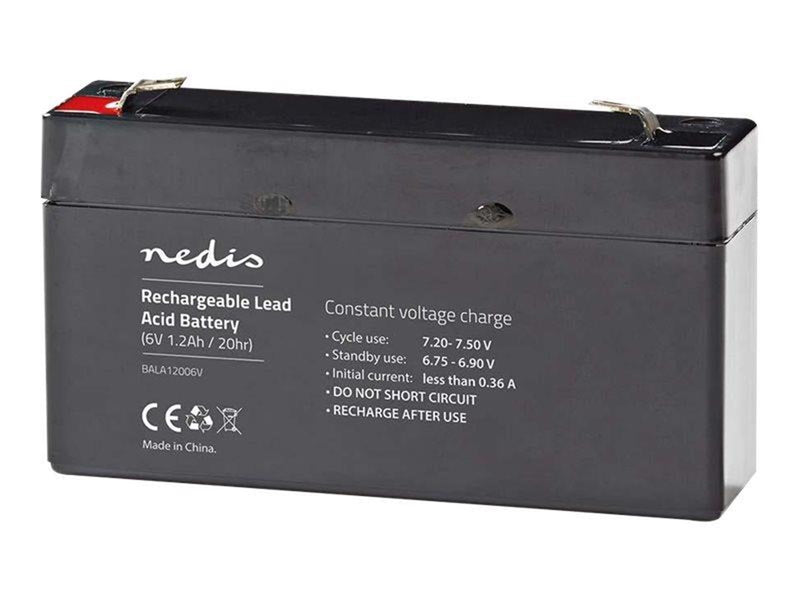 Nedis BALA12006V - UPS battery - Lead Acid - 1200 mAh