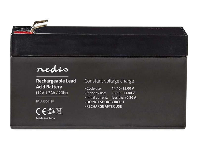 Nedis BALA130012V - UPS battery - Lead Acid - 1300 mAh