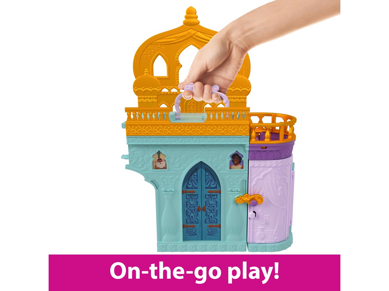 Disney Princess Jasmine Stacking Castle Doll House with Small Doll