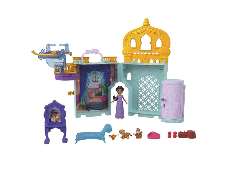 Disney Princess Jasmine Stacking Castle Doll House with Small Doll