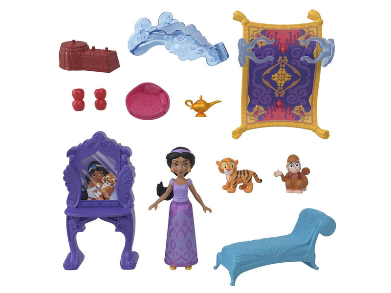 Disney Princess Jasmine Stacking Castle Doll House with Small Doll