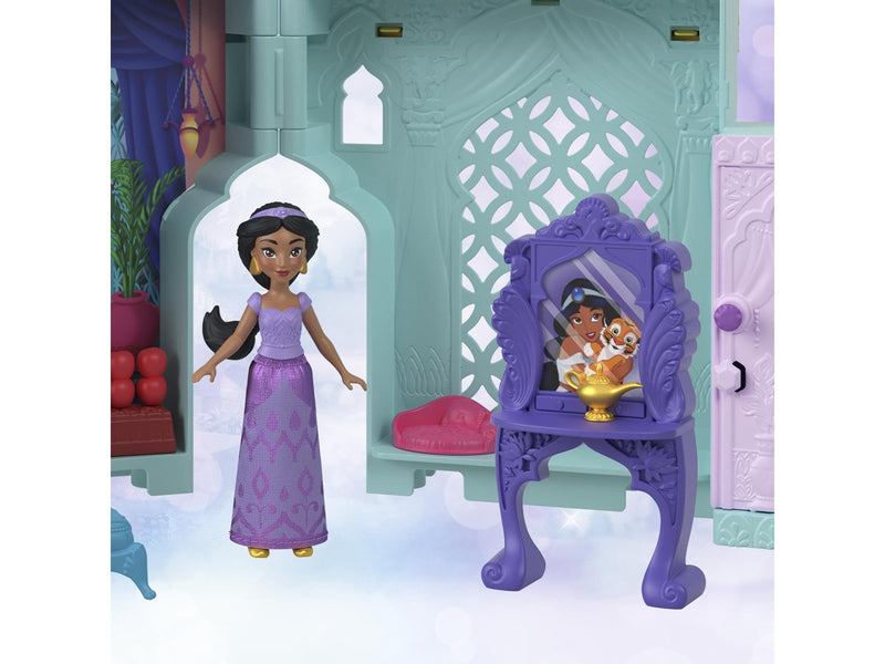 Disney Princess Jasmine Stacking Castle Doll House with Small Doll