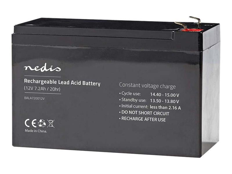 Nedis BALA720012V - UPS battery - Lead Acid - 7200 mAh