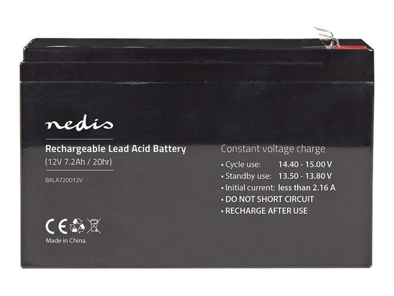 Nedis BALA720012V - UPS battery - Lead Acid - 7200 mAh