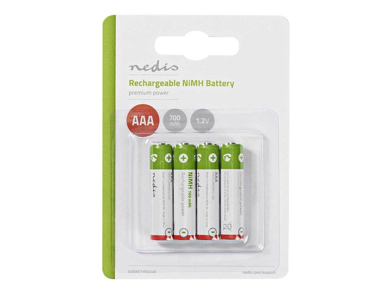 Nedis BANM7HR034B battery - 4 x AAA - NiMH