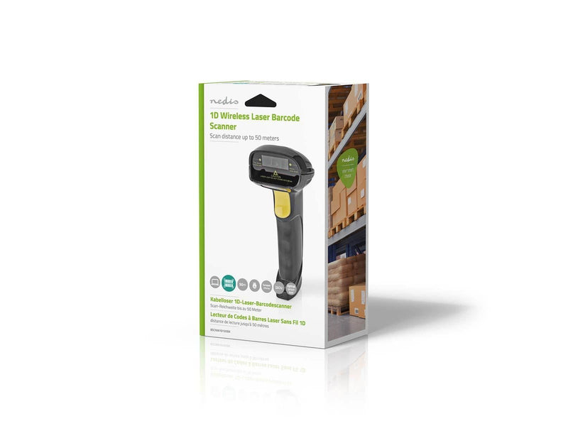 Nedis BSCNW1D100BK barcode reader