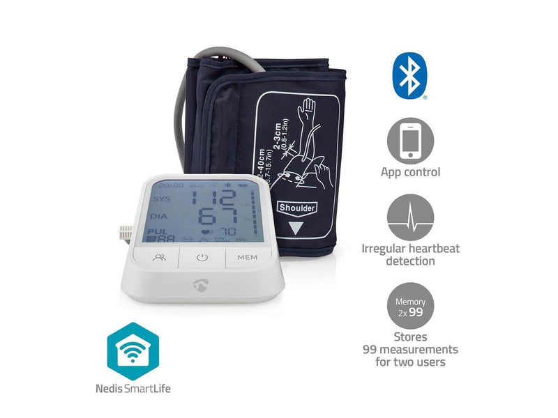 Nedis Blutdruckmessgerät BTHBP10WT blood pressure unit
