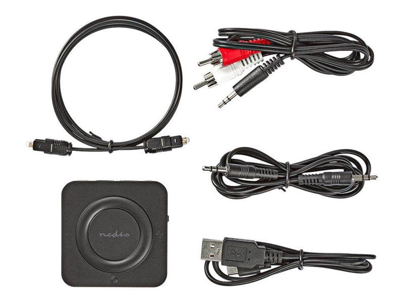 Nedis BTTC200BK - Bluetooth wireless audio receiver / transmitter for headphones speaker mobile phone tablet