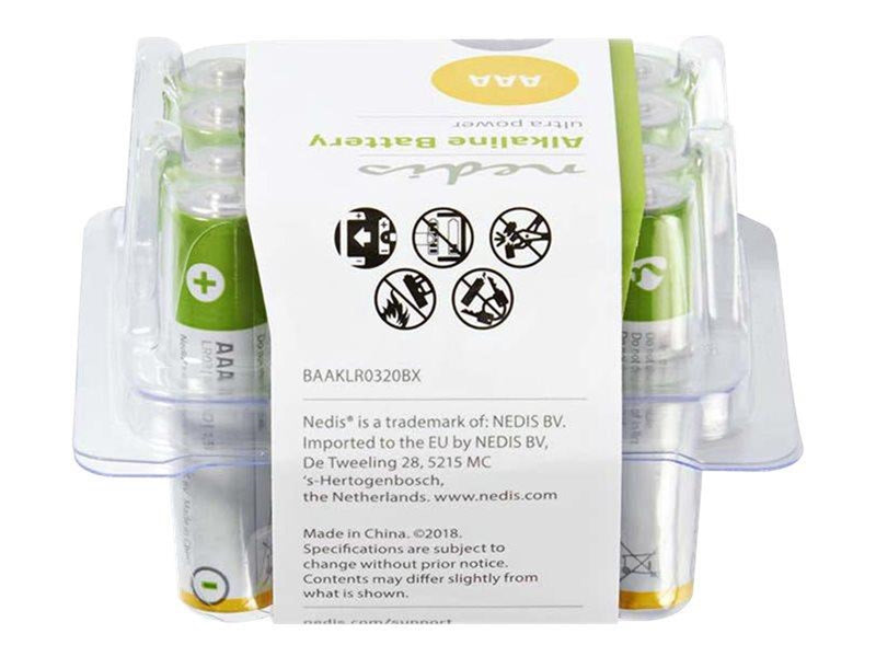 Nedis BAAKLR0320BX battery - 20 x AAA - Alkaline