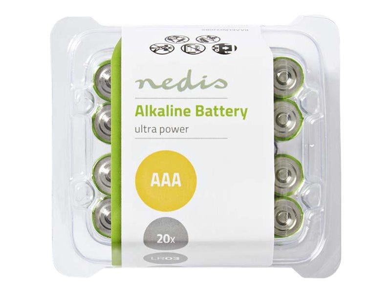 Nedis BAAKLR0320BX battery - 20 x AAA - Alkaline