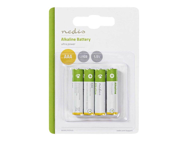 Nedis BAAKLR034BL battery - 4 x AAA - Alkaline