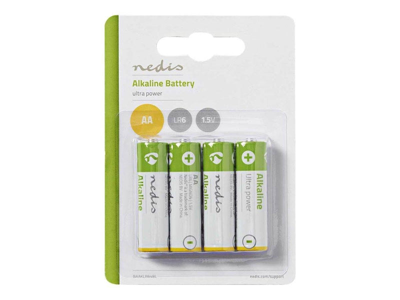 Nedis BAAKLR64BL battery - 4 x AA type - Alkaline