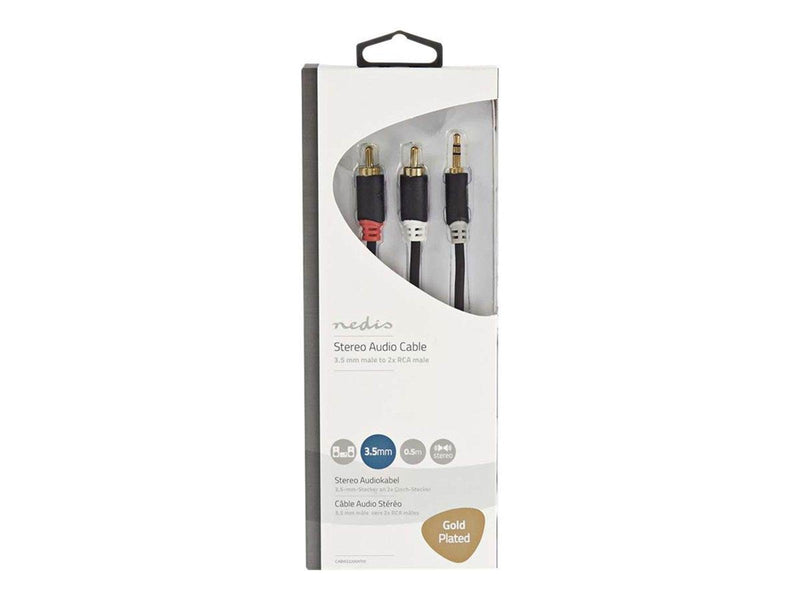 Nedis audio cable - 50 cm