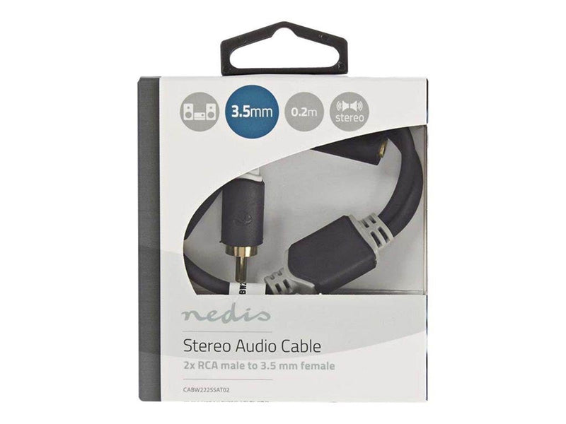 Nedis audio cable - 20 cm