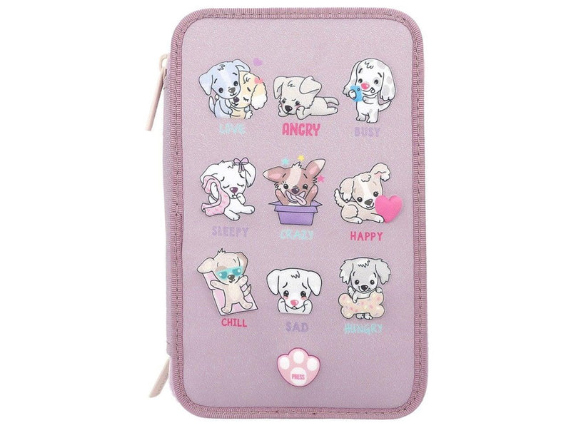 Topmodel Triple Pencil Case LED Dog Mood barometer ( 0412843 )