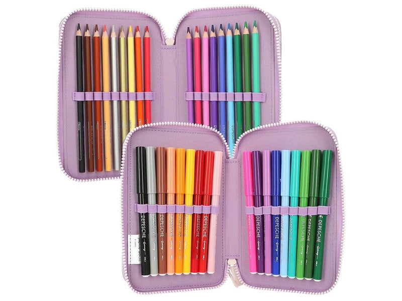 Topmodel Triple Pencil Case LED Dog Mood barometer ( 0412843 )