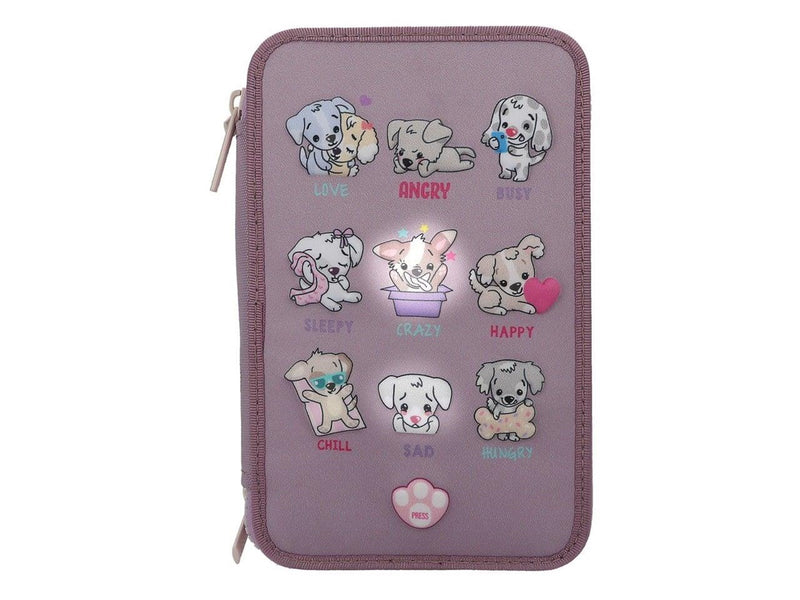 Topmodel Triple Pencil Case LED Dog Mood barometer ( 0412843 )