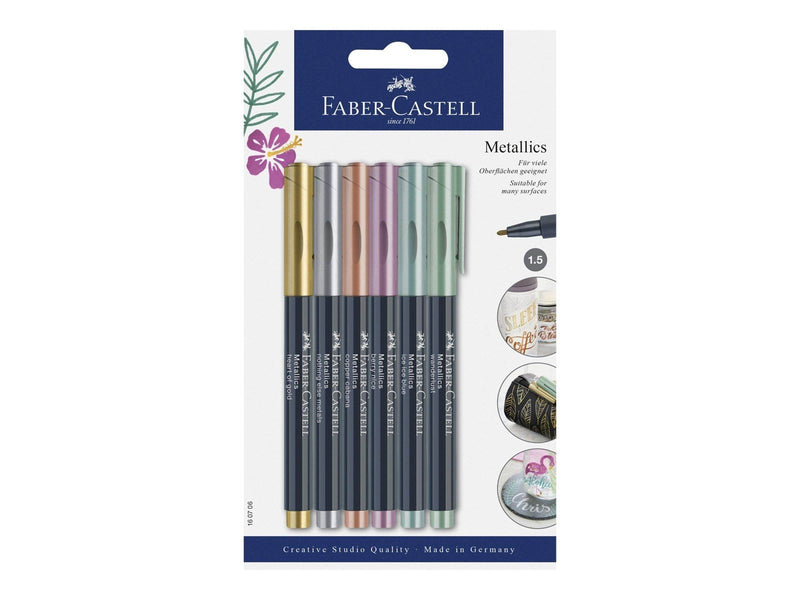 Faber Castell Faber-Castell - Metallics Marker 6 pc (160706)