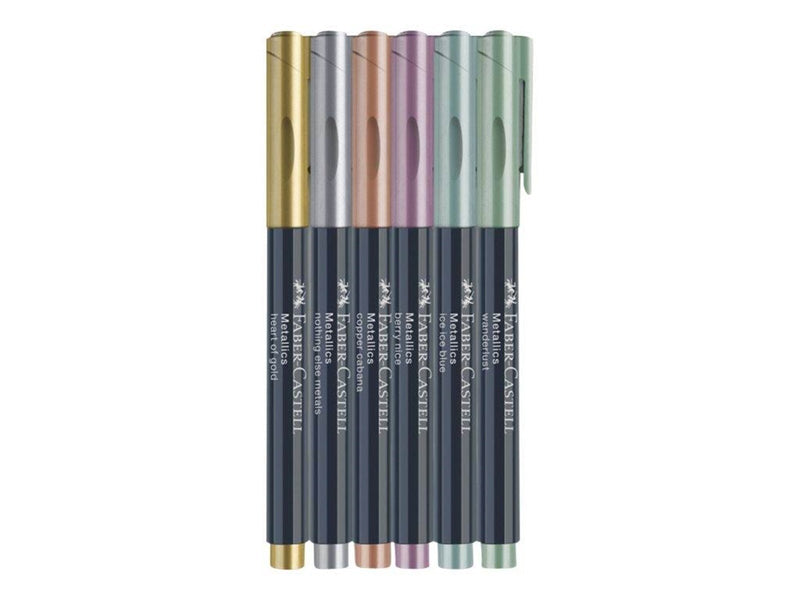 Faber Castell Faber-Castell - Metallics Marker 6 pc (160706)