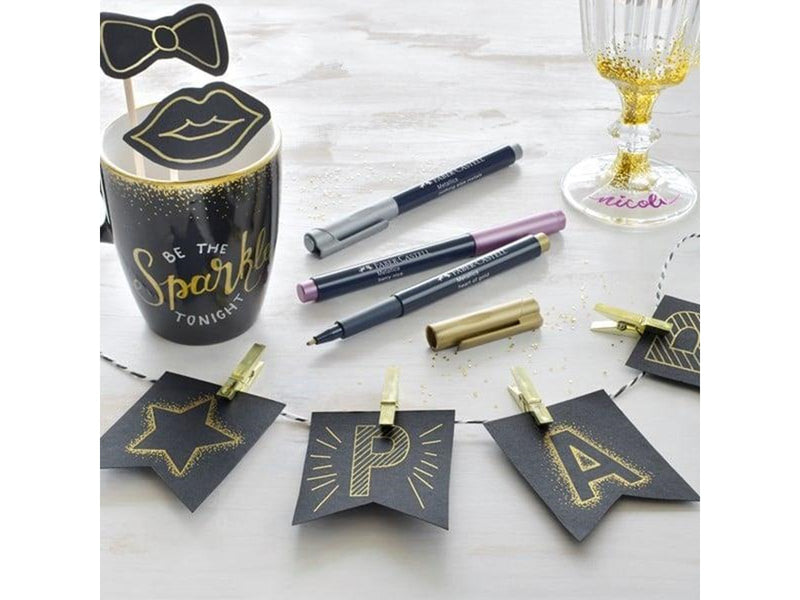 Faber Castell Faber-Castell - Metallics Marker 6 pc (160706)