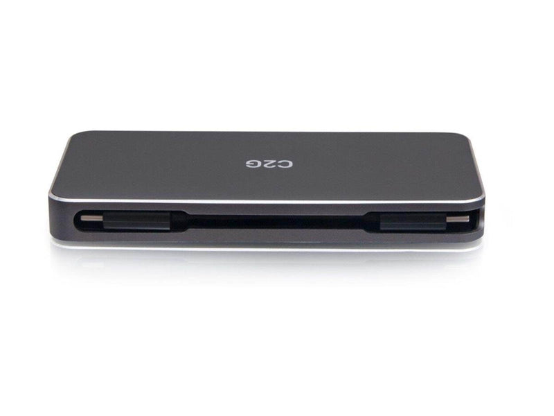 C2G USB-C 7-in-1 Dual Display MST Docking Station with HDMI DisplayPort Ethernet USB and Power Delivery up to 100W - 4K 60Hz - d