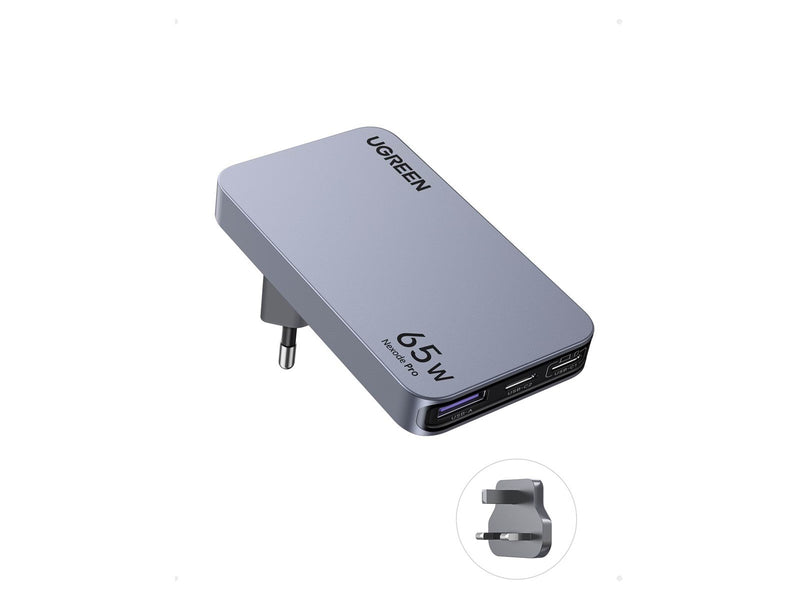 UGREEN Nexode Pro 65W 3-Port GaN Ultra-Slim Fast Travel Charger