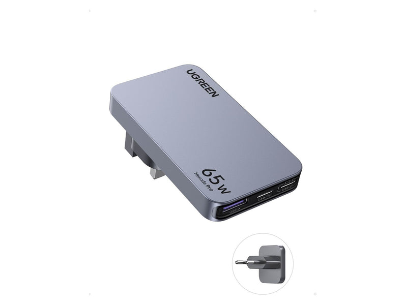 UGREEN Nexode Pro 65W 3-Port GaN Ultra-Slim Fast Travel Charger