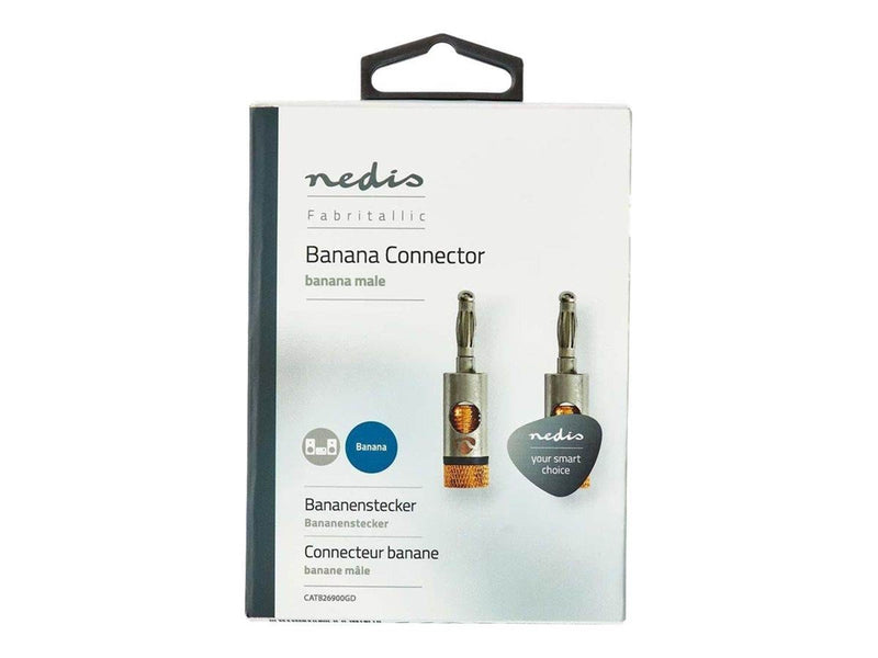 Nedis Fabritallic speaker connector