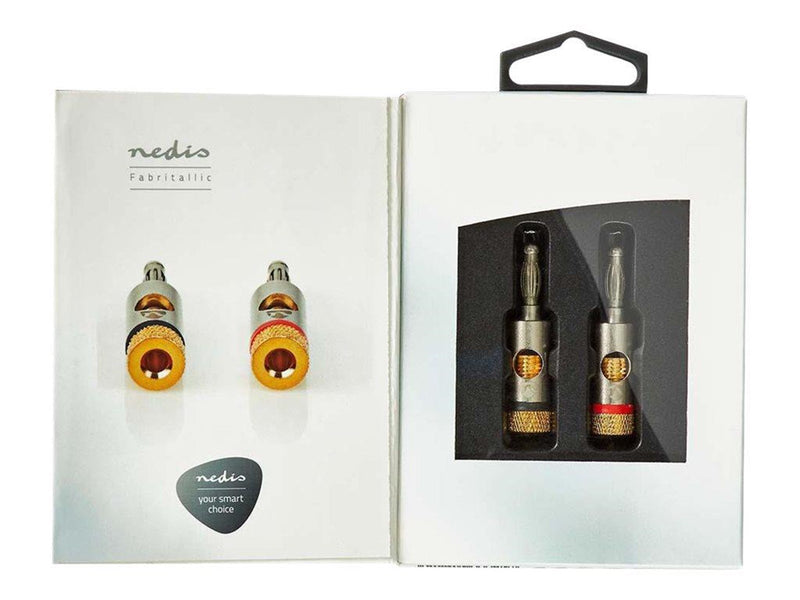 Nedis Fabritallic speaker connector