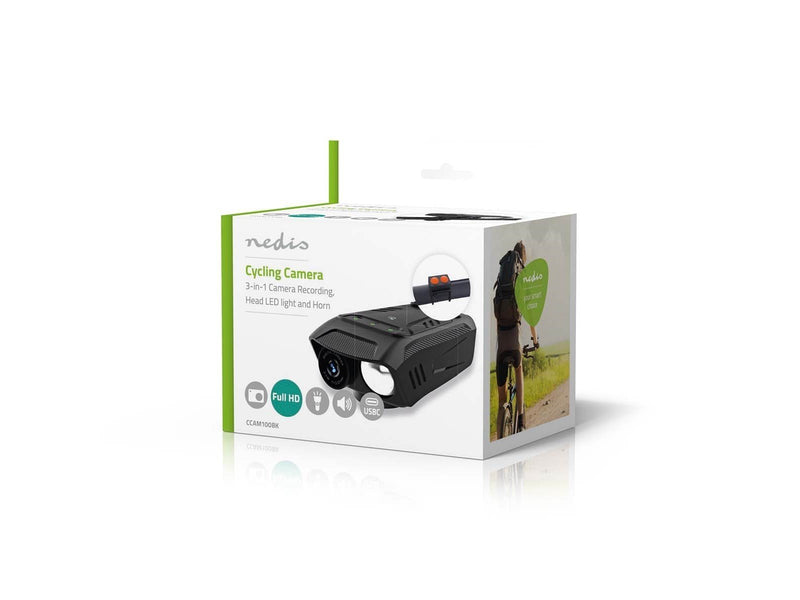 Nedis Cycling Camera | 1080p@30fps | 2 MPixel | 600 min | 70 °
