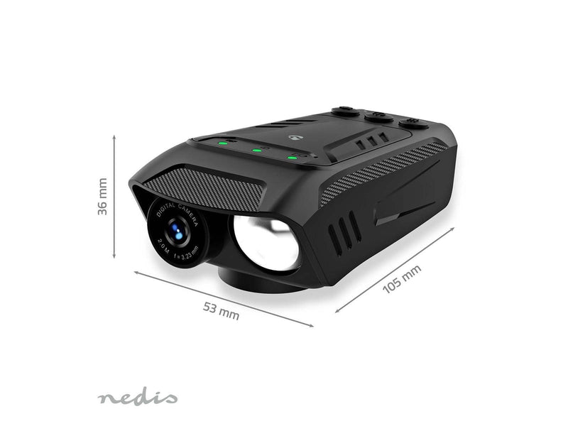 Nedis Cycling Camera | 1080p@30fps | 2 MPixel | 600 min | 70 °