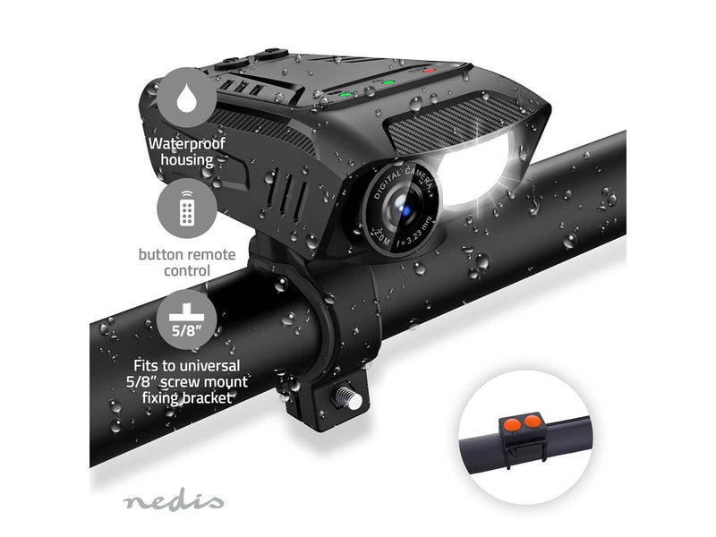 Nedis Cycling Camera | 1080p@30fps | 2 MPixel | 600 min | 70 °