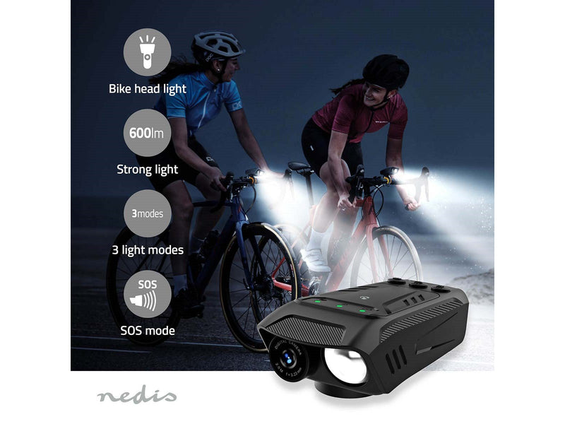 Nedis Cycling Camera | 1080p@30fps | 2 MPixel | 600 min | 70 °