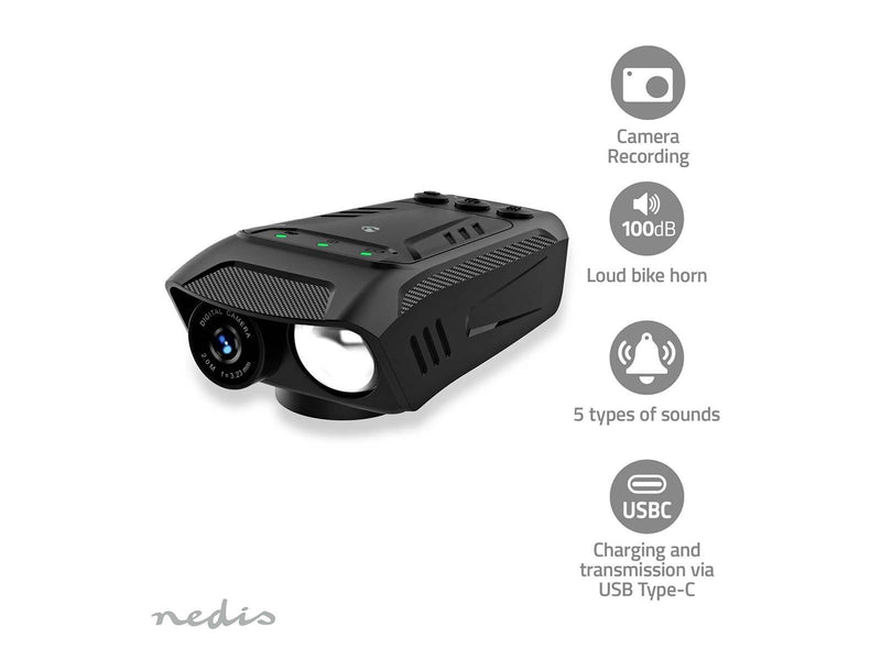 Nedis Cycling Camera | 1080p@30fps | 2 MPixel | 600 min | 70 °