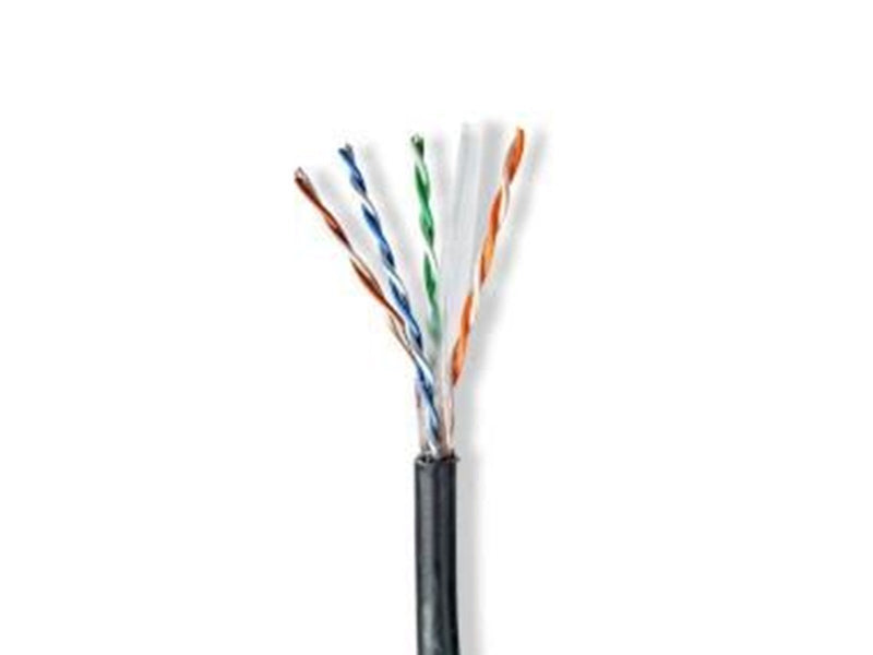 Nedis CCBG8590BK100S networking cable - Schwarz - 100 meter